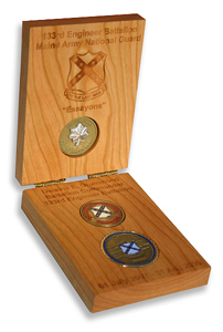 Custom Army National Guard Coin Case